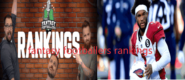 fantasy footballers rankings